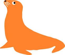 アシカの絵